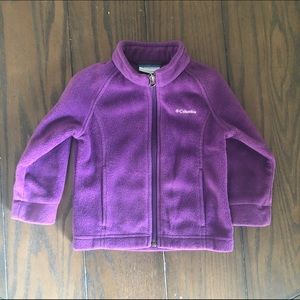 Columbia Fleece Jacket Purple 2T